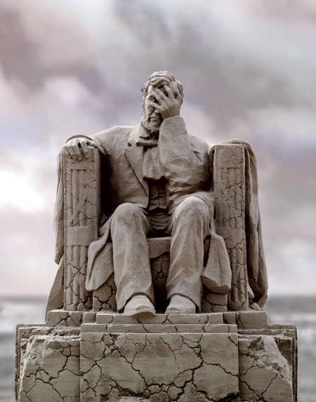 Facepalming Abraham Lincoln