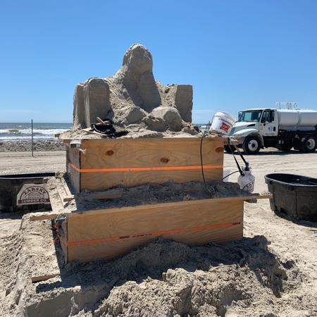 Damon Langlois Sand Sculpture