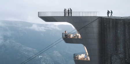 Cliff Hotel in Norway