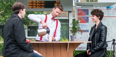 Coffee Shop Bus Stop