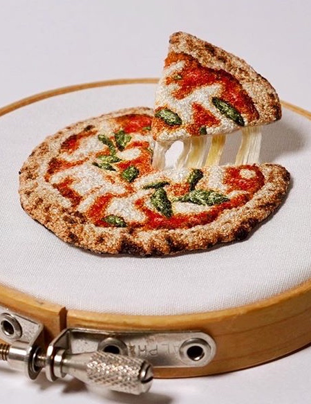 Embroidery Pizza