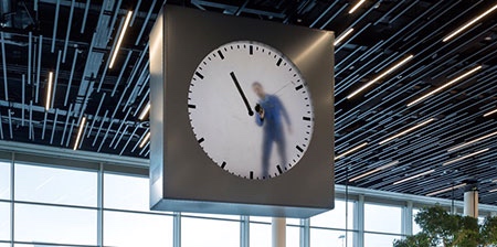 Human Operated Clock