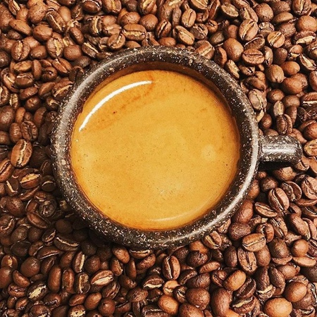 Cup Made of Ground Coffee