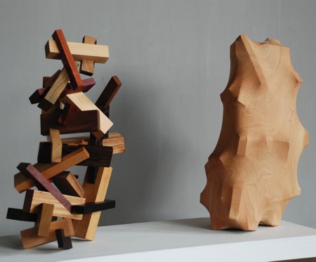 Tung Ming-Chin Wooden Sculptures