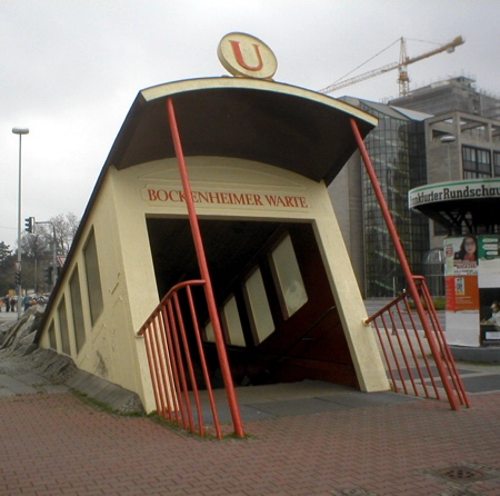 Crashed Train Subway Station