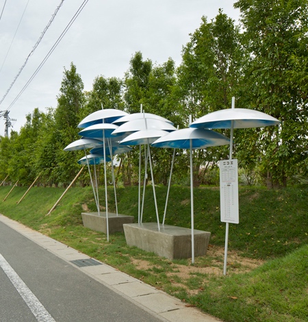 Umbrella Bus Stop