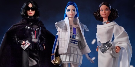 Star Wars Barbie Dolls