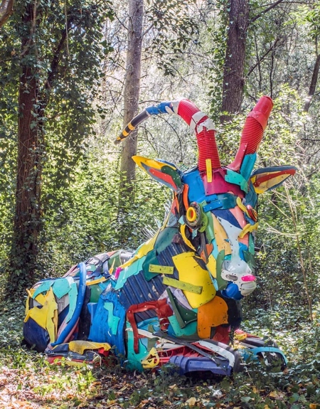 Recycled Plastic Sculptures