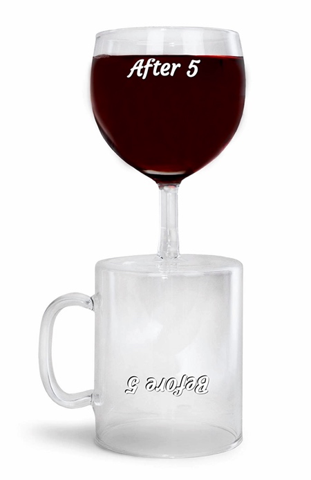 Wine Glass and Coffee Mug