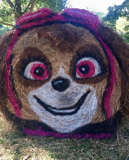 Halloween Hay Bale