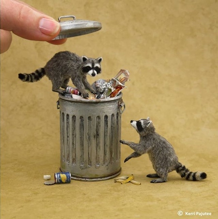 Kerri Pajutee Miniature Animal Sculptures