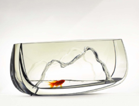 Transparent Mountain Aquarium