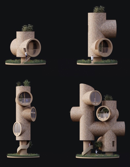 Pipe Treehouses