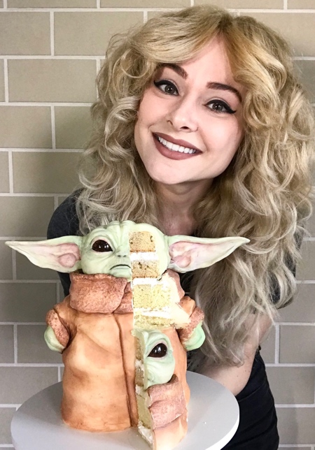 Mandalorian Baby Yoda Cake