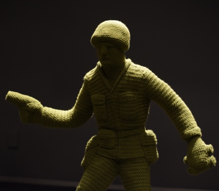 Nathan Vincent Crocheted Army Men