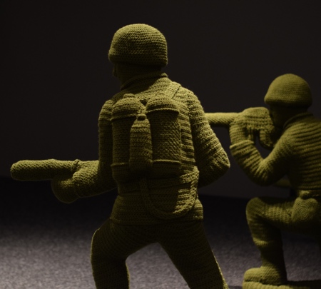 Crocheted Toy Soldier