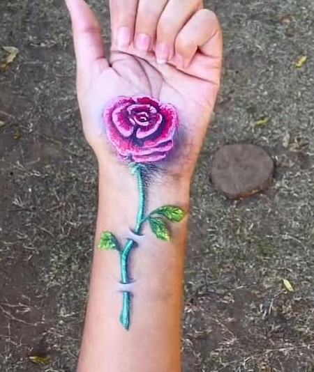 Iantha Naicker Hand Painting