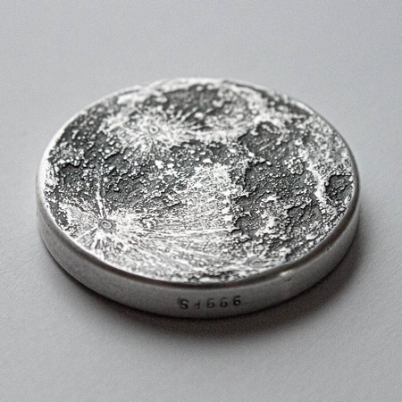 Earth Moon Coin