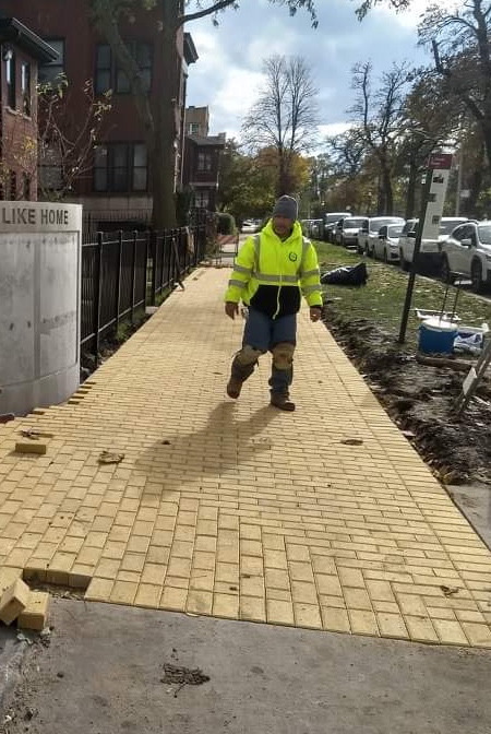 Yellow Brick Road Street Art