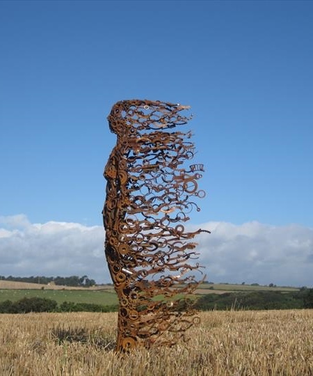 Penny Hardy Blown Away Sculpture