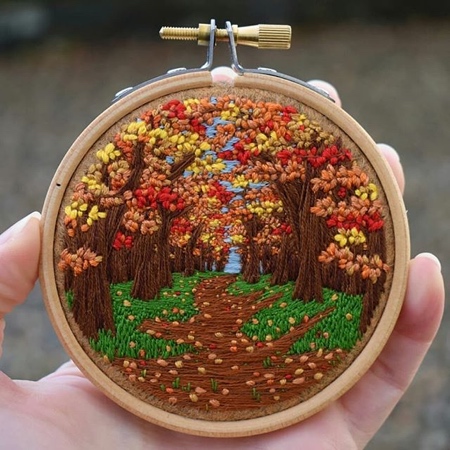 Victoria Rose Embroidery Landscapes