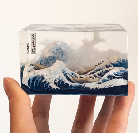 The Great Wave Sculpture