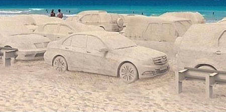 Cars Made of Sand