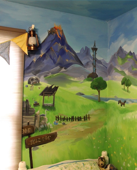 Legend of Zelda Mural