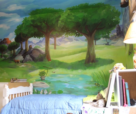 Platypus Murals Legend of Zelda Bedroom