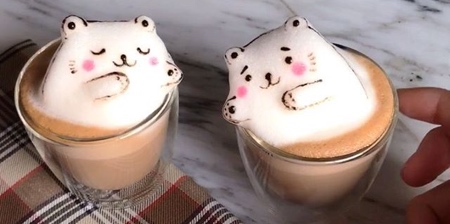 3D Latte Coffee Art