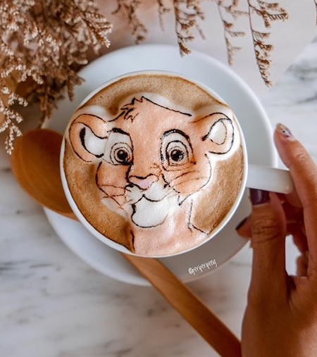 Daphne Tan 3D Latte Art