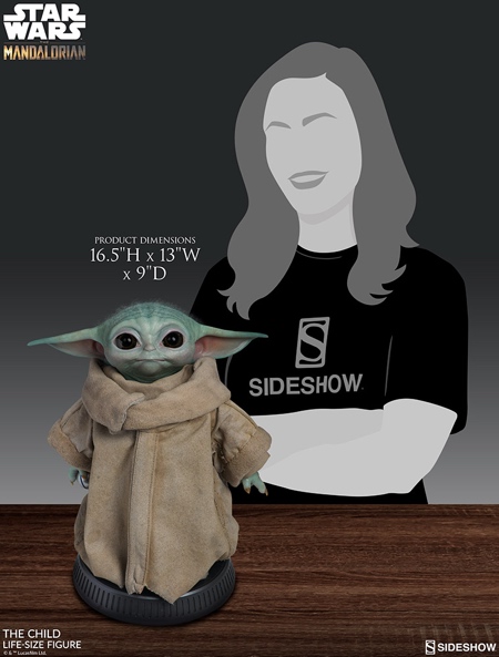 Sideshow Baby Yoda Figure