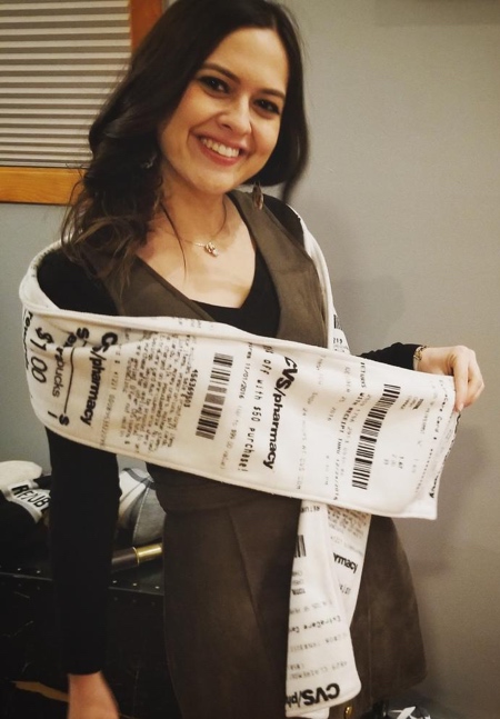 CVS Receipt Scarf