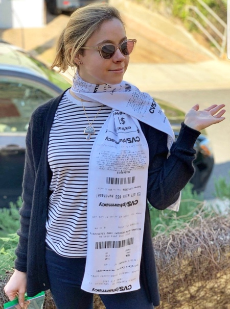 Receipt Scarf