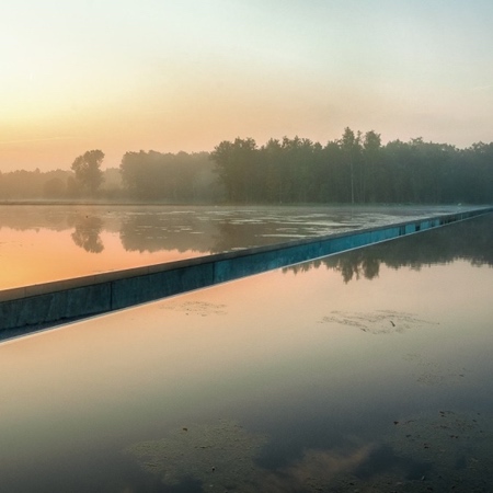 Cycle Through Water Bicycle Path