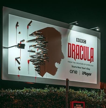 BBC Dracula Shadow Billboard