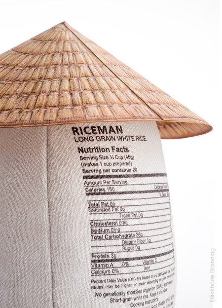 Backbone Branding Rice Packaging