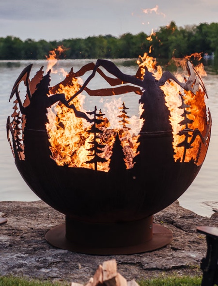 Forest on Fire Pit