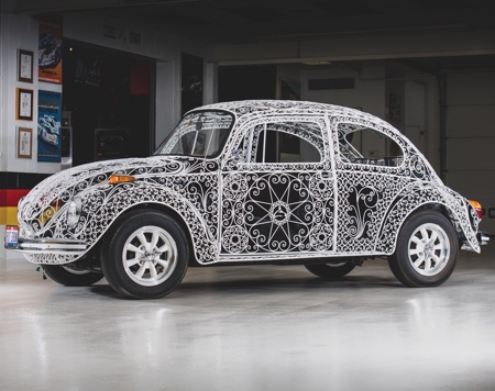 Iron Volkswagen Beetle Car