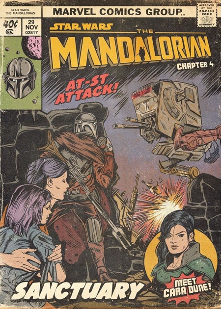 The Mandalorian Comic Book Cover