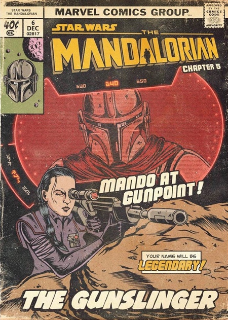 Mandalorian Comic Book Cover