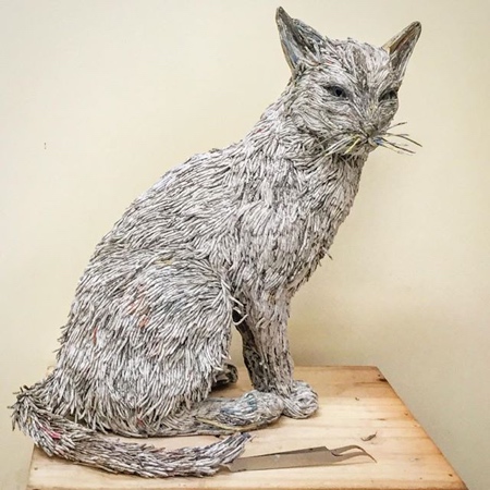 Animal Made of Newspapers