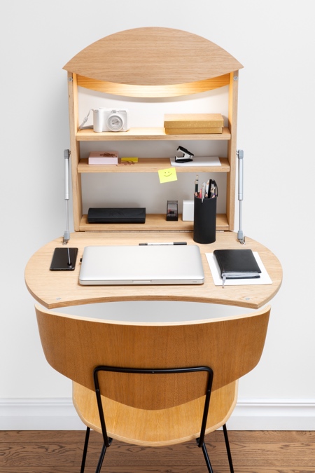 Hanging Fold-Down Desk