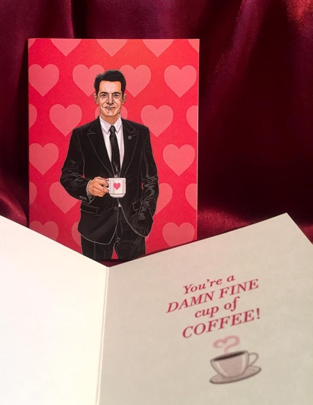 TWIN PEAKS Valentines Day Card