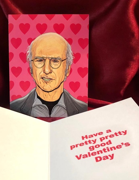 Larry David Valentines Day Card