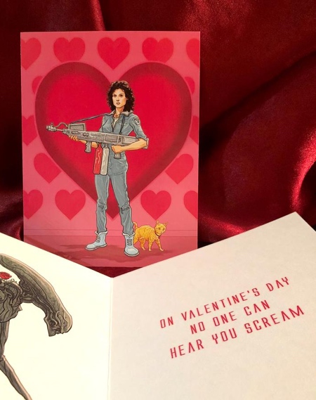 Ripley ALIEN Valentines Day Card