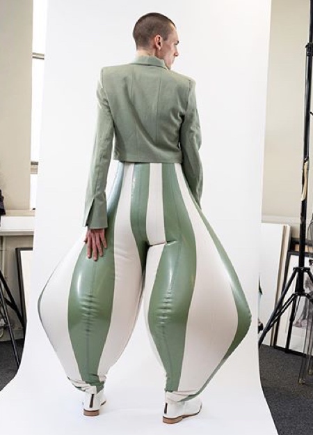 Harikrishnan Latex Pants