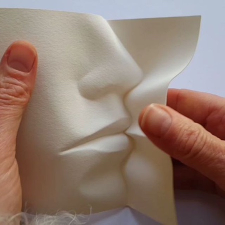 Folded Paper Face