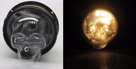 Skull Headlight Covers