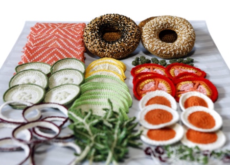 Kate Jenkins Crocheted Bagels